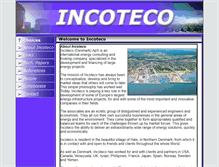 Tablet Screenshot of incoteco.com